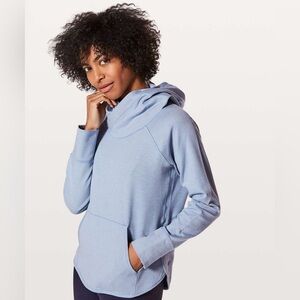 Lululemon Time Out Hoodie, Heathered Deep Indigo / Heathered Hydrangea Blue